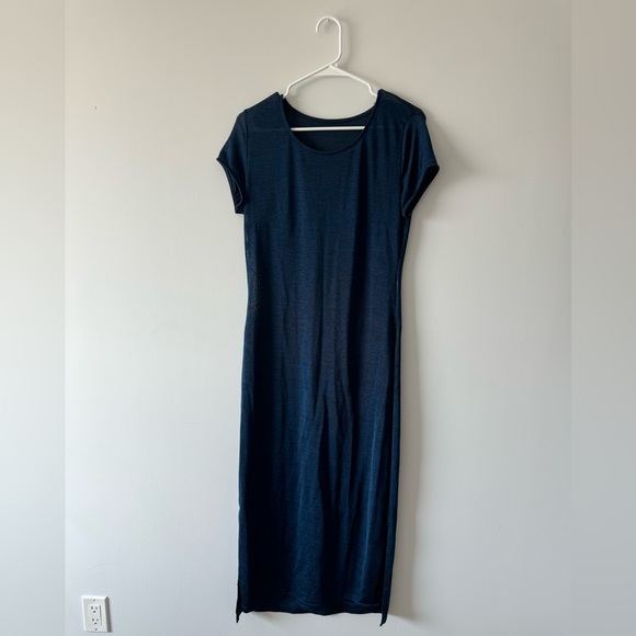 Navy Blue Cover Up Dress - Picture 1 of 7